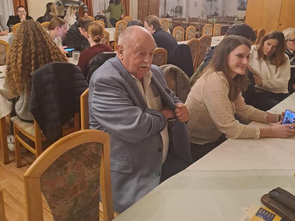 Michi Groß durfte auch Präsident Ing. Franz Kager, ...