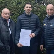 Präsident Ing. Franz Kager, Florian Fraisl (VG Schloß Trumau), Referent Mag. Christian Kermer. © privat