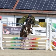 Der erste Cupsieg 2026 geht an Lena Daxelmüller und Lucky Boy 18. © M&E 4 U Foto