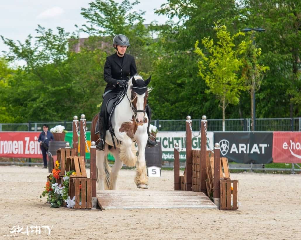 In der höchsten Klasse S sicherte sich Tanja Dobernig mit ihrem Pferd Ikarus den Sieg. Das Working Equitation Turnier entwickelte sich damit erneut zu einem Publikumsmagneten der PFERD Wels 2026. © Graffity, Uwe Graffenberger