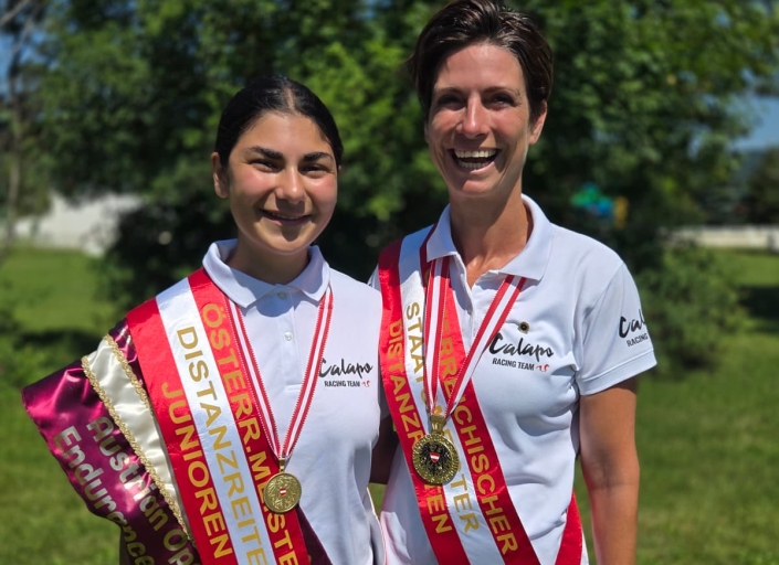 Calapo racing Team erfolgs Damen Venya Vadehra und Stephanie Kunz (v.l.nr)