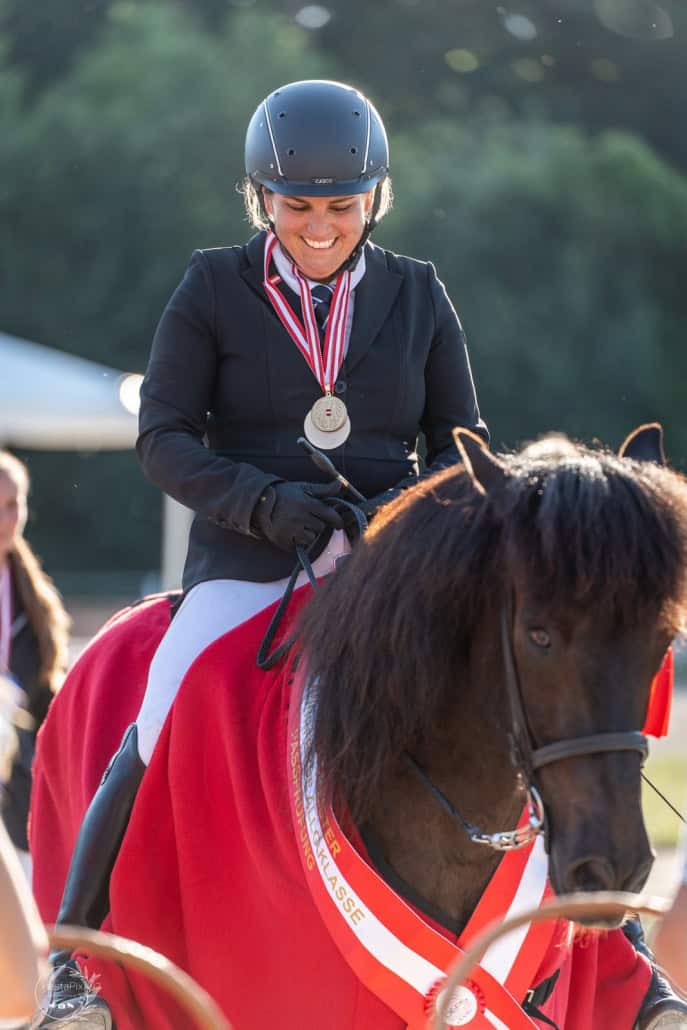 2 Titel für Iris Haraldsson vom Gestüt Steinfeld. © hestapix