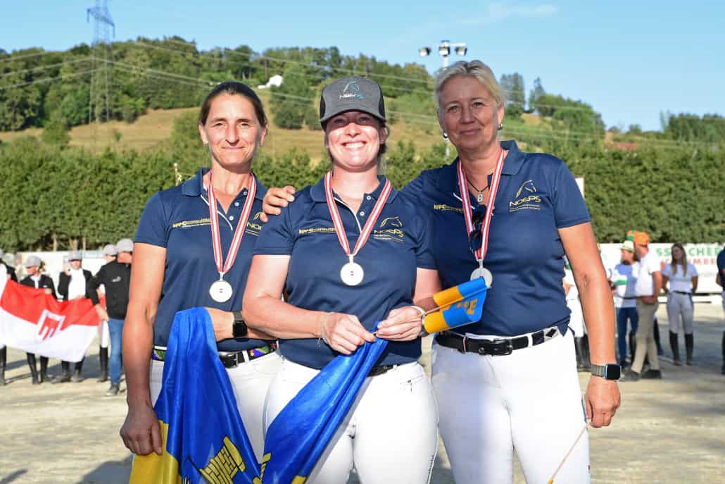 BLMM-Silber für Masters-Team NÖ. © horsicphotography
