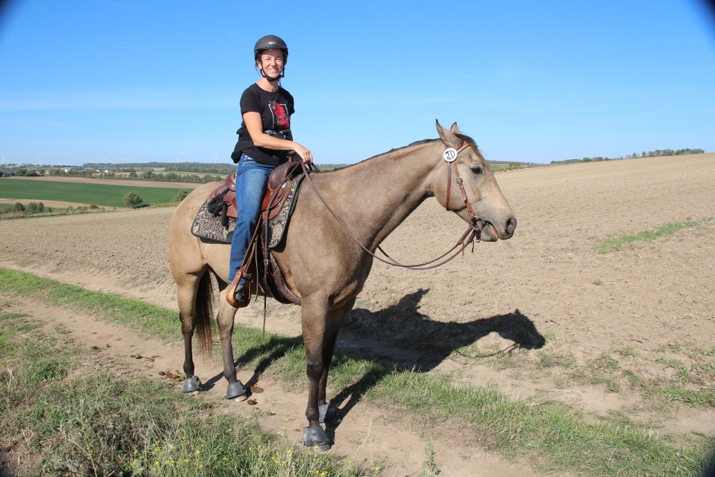 TREC E Siegerin Stella Pennerstorfer auf Frosty in der POR. © privat